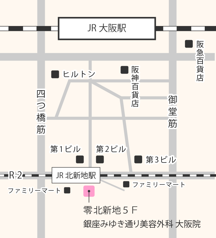 大阪院地図